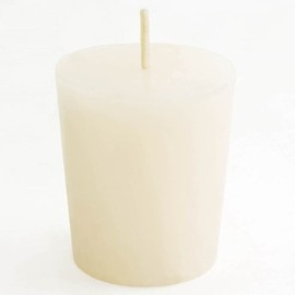 Vela Votiva Lisa Blanca -Aroma a Gardenia