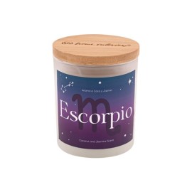 Vela Escorpión -Aroma a Coco y Jazmín