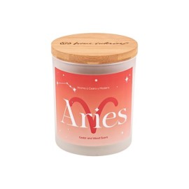 Vela Aries -Aroma a Cedro y Madera